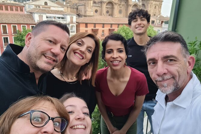 Flavors of Granada Walking Tour - Plaza Nueva wine tasting with art: a calm finish that feels like Granada