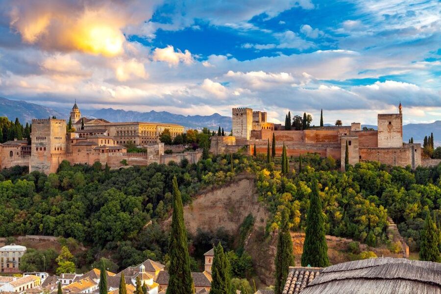 From Costa del Sol: Granada, Alhambra + Nasrid Palaces Tour - Getting there by coach: pickup options and Sierra views
