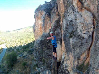 3-Hour Vía Ferrata in Moclín