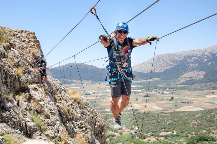 From Granada: Climb Zafarraya's 'Via Ferrata John Hogbin' - Safety briefing and equipment, where the day either clicks or feels scary