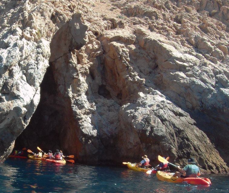 From La Herradura: Maro Cerro Gordo Kayak Tour - Smugglers cave swim and snorkel: where the underwater details get real
