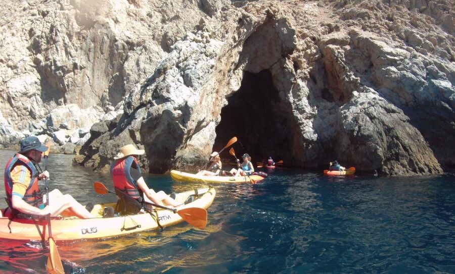 From La Herradura: Maro Cerro Gordo Kayak Tour - The 2-hour route: paddling west along Costa Tropical to Maro Cerro Gordo
