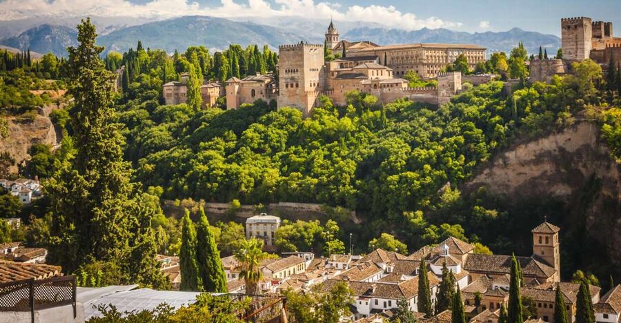 Granada: Alhambra and Charles V Palace Tour - Your Alhambra walk: justice themes, the wine door, and hammam culture