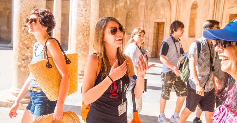 Granada: Combo Alhambra, Albaicín, and Sacromonte Tour - Entering the Alhambra complex, what’s included and what you’ll notice