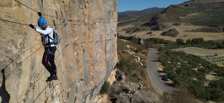Granada: Via Ferrata Moclín with Transfers - The safety briefing and gear check that sets the tone