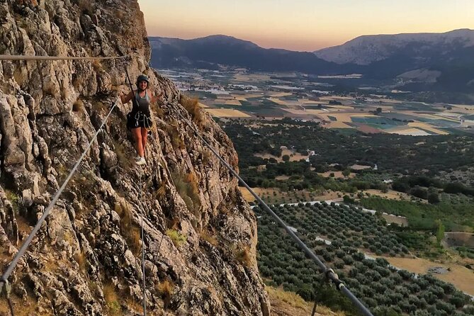 Via Ferrata John Hogbin with Photos - Route reality check: 550 meters of medium difficulty